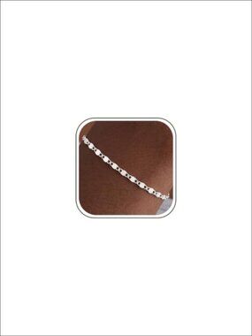 S925 Sterling Silver Fancy Chain Bracelet Minimalist Everyday Jewelry